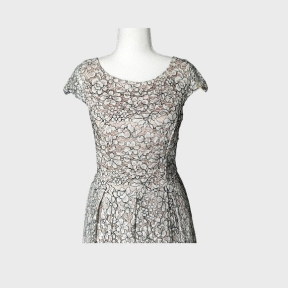 Diana Ferrari lace fit and flare dress - Picture 2 of 6